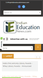 Mobile Screenshot of indianeducationnews.com